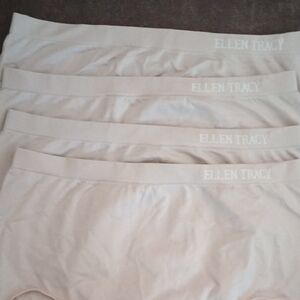 NWOT SIX PAIRS - Elleen Tracy Soft Cream Briefs Set